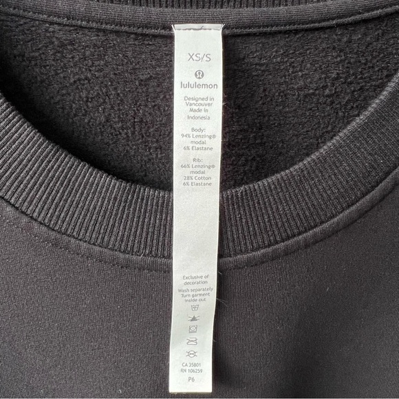 Lululemon Bounce to bliss sweatshirt in black - Picture 7 of 12
